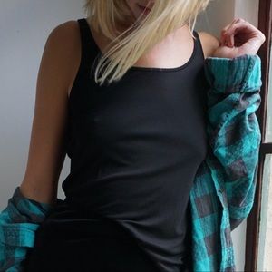 Black Silk Eileen Fisher Tank Top